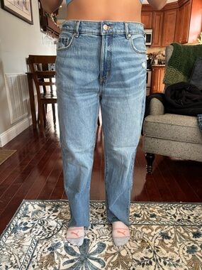 LOFT Light Blue Wide Leg Jeans